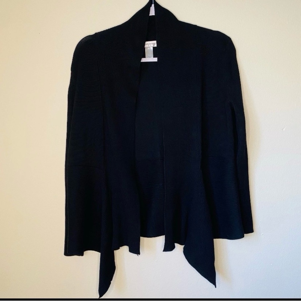 Christopher & Banks Women's Cardigan Sweater Size  S Black Color